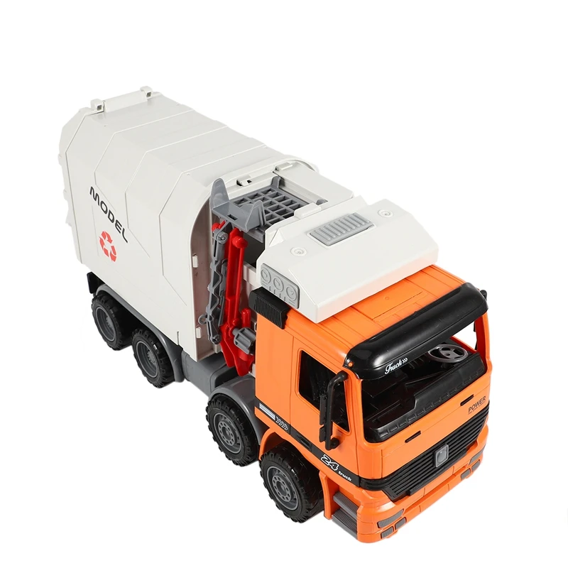

Friction Powered Rubbish Truck Vehicle Toy with 3 Bins,Inertia Sanitation Vehicle Toy,Toys for Children 2-6 Years Old, Gifts for