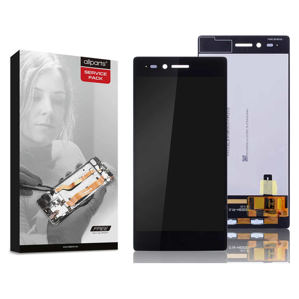 Дисплей для Lenovo Vibe Shot Max Z90 Z90A40 7 LCD в сборе с тачскрином на рамке Оригинал черный|lcd