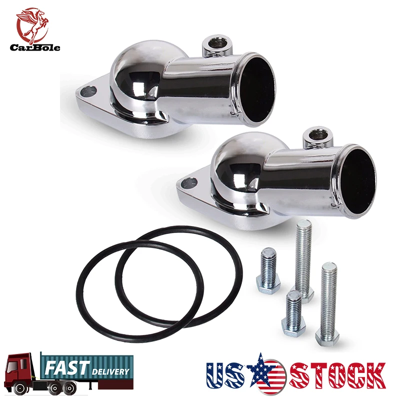 

Карбоновый корпус термостата, водяная Горловина для небольшого блока Ford 260, 289, 302, 347, 351W, уплотнительное кольцо