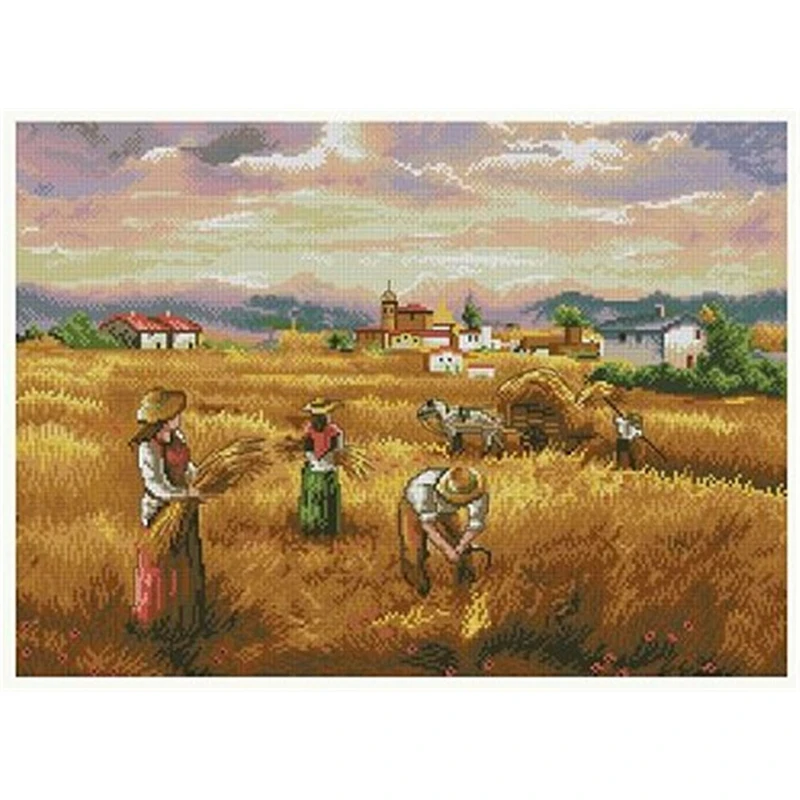 

ZZ5638 наборы для вышивки крестиком рождественские домашние наборы для вышивки домашним декором вышивка крестиком для рукоделия хобби рукоделие