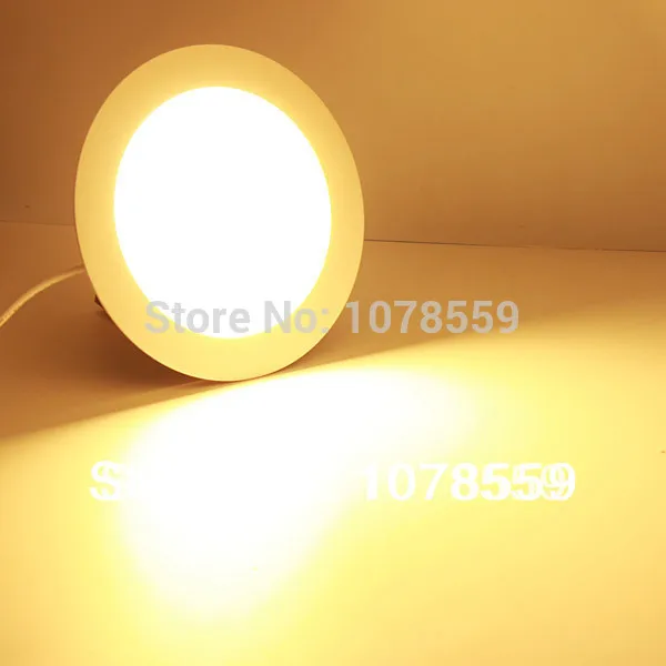 

Free shipping 15W led panel lights Epistar chip 1440lm warm white/white round suspended SMD 85-265V