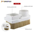 ЧПУ пылесборник, пылесборник диаметром 65-100 мм, вакуумный очиститель, Легкая очистка для гравировального станка с ЧПУ, фрезерный станок