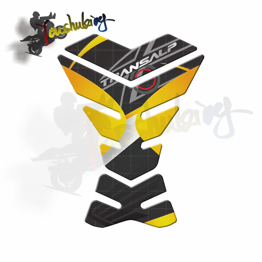 Углеродная Крышка для бензобака мотоцикла 3d наклейка протектор XL650V Transalp transalpine