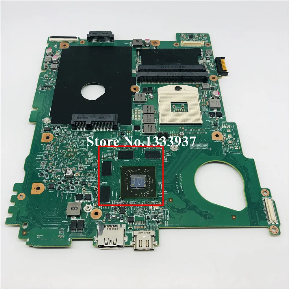 CN 0XV36V XV36V материнская плата для ноутбука Dell vostro 3550 V3550 Материнская HM67 DDR3 Radeon HD 6630M 1
