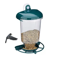 transparent bird feeder automatic plastic bird feeder with suction cups saves your time without need more work durable non toxic