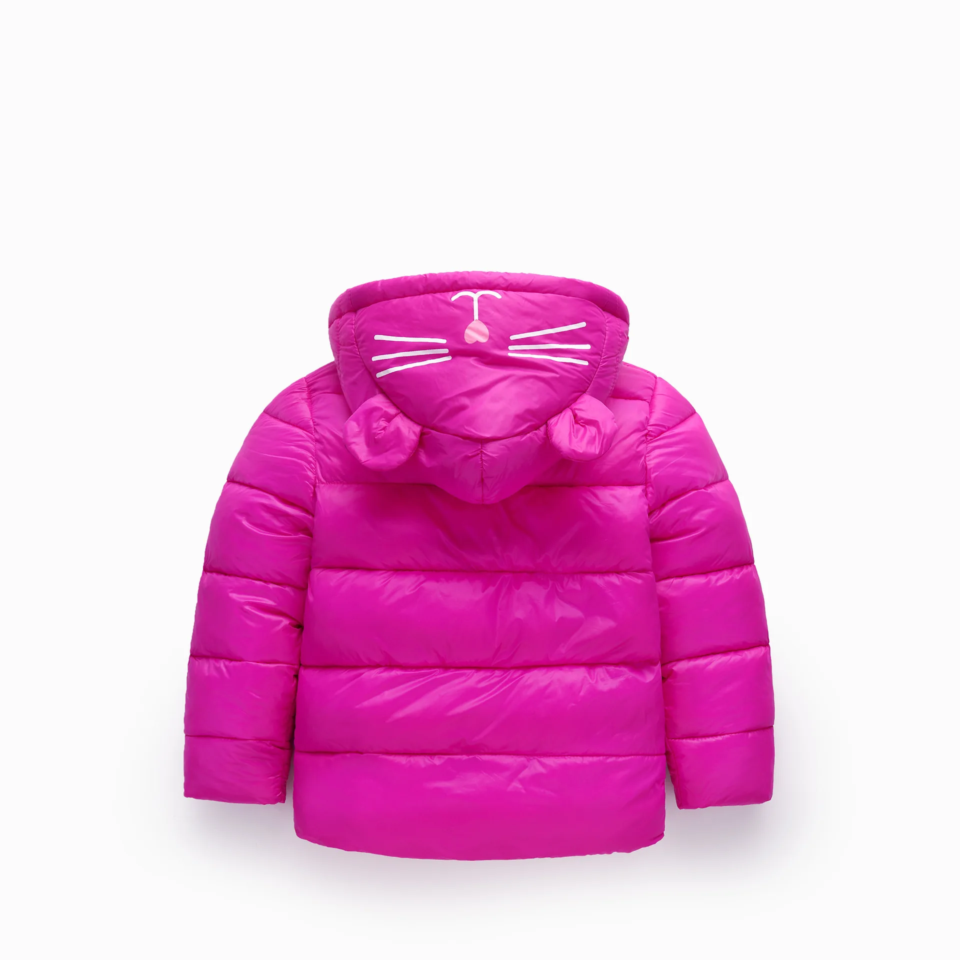 Осенне-зимняя теплая куртка с капюшоном для маленьких мальчиков и девочек