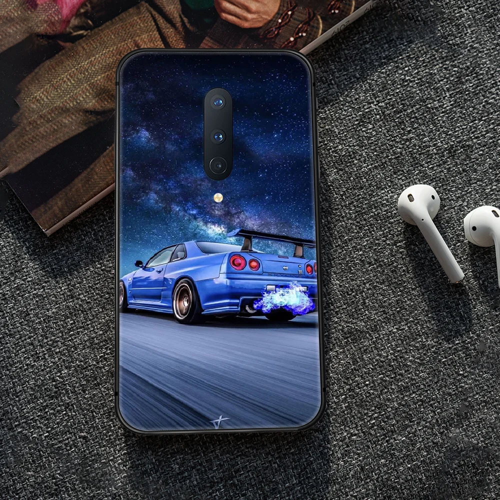 

GTR Car logo Phone Case Cover Hull For 1+ Oneplus 5T 6 6T 7 7T 8 8T Pro black Prime Silicone Shell Painting Cell Luxury Etui