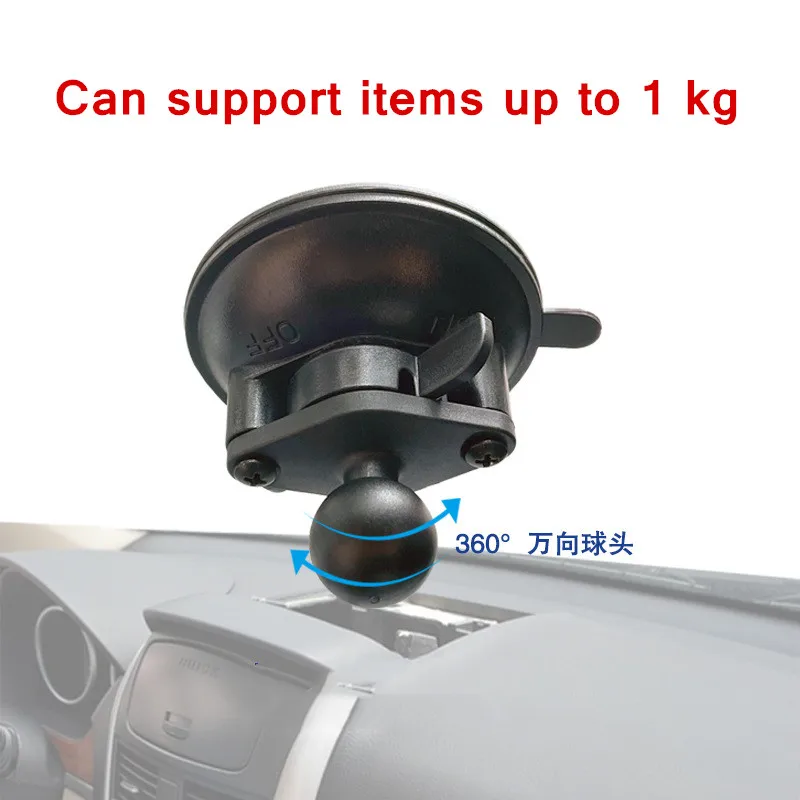 

8cm Diameter Car Window Twist Lock Suction Cup Base with 1 inch Ball Mount for Gopro Camera Smartphone