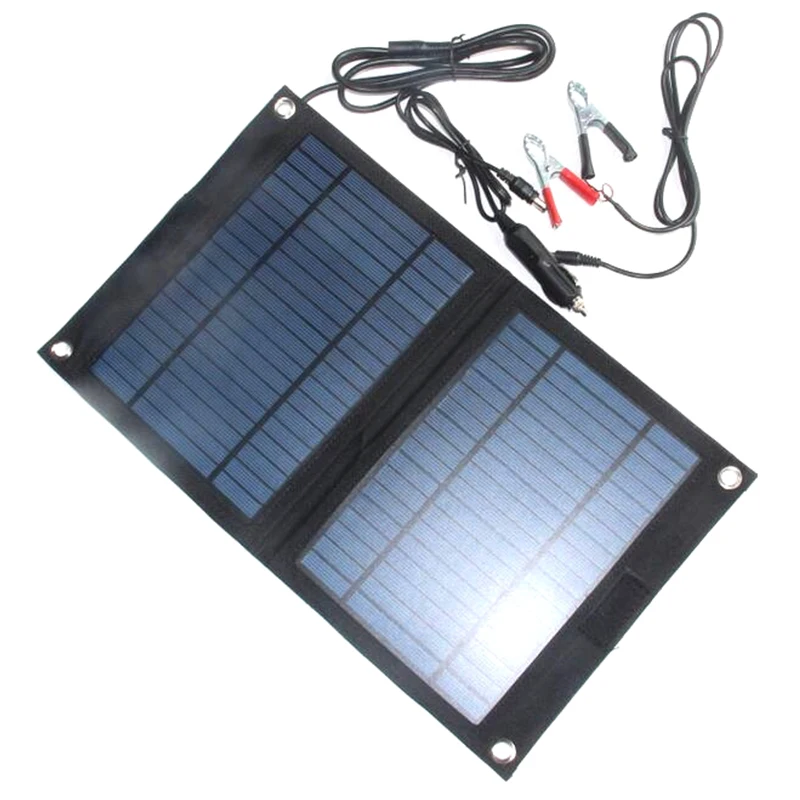 ABKK 18v/12 В 12 Вт портативное солнечное зарядное устройство для автомобиля лодки