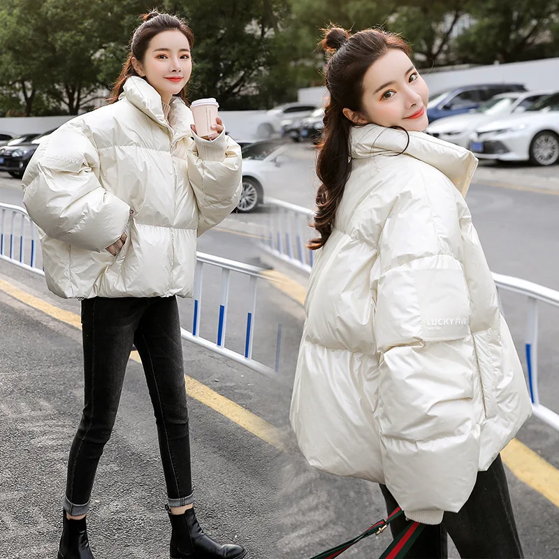 Новинка 2019 зимняя короткая куртка женский толстый теплый пуховик корейский
