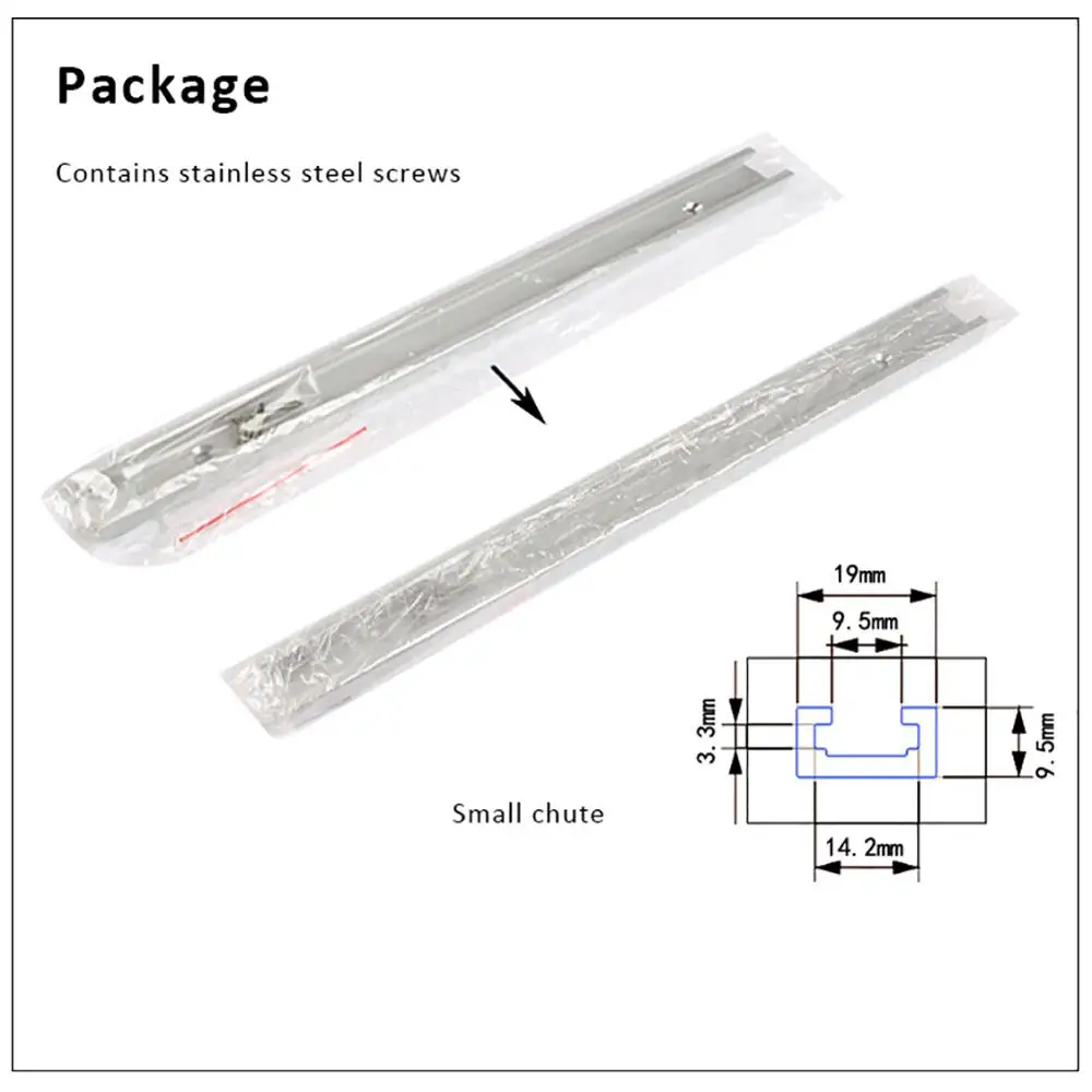 2 шт./3 шт. Тип 19 Т образная направляющая для образной дорожки из алюминиевого