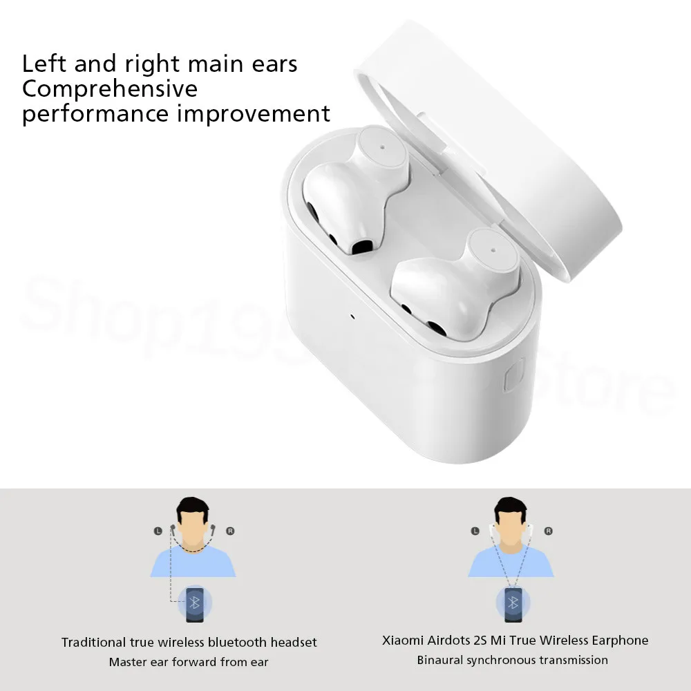 Оригинальные беспроводные наушники Xiaomi Airdots Pro 2s Mi True TWS Earbuds Air беспроводное