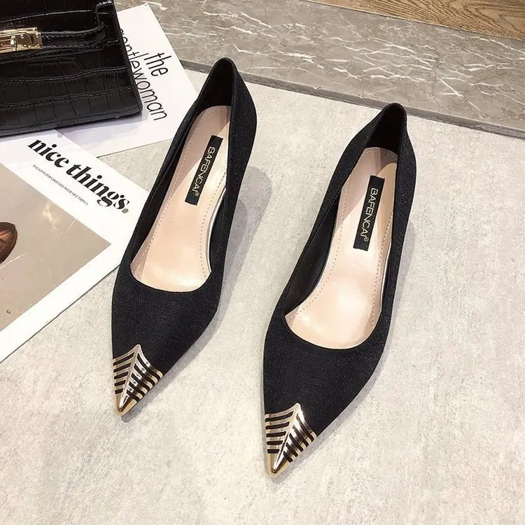 

Beige High Heels Shallow Mouth 2021 Women's Shoes with Spikes Lace-Up Sandals Ladies Slip On Branded Pumps 12cm Latest Pointed S