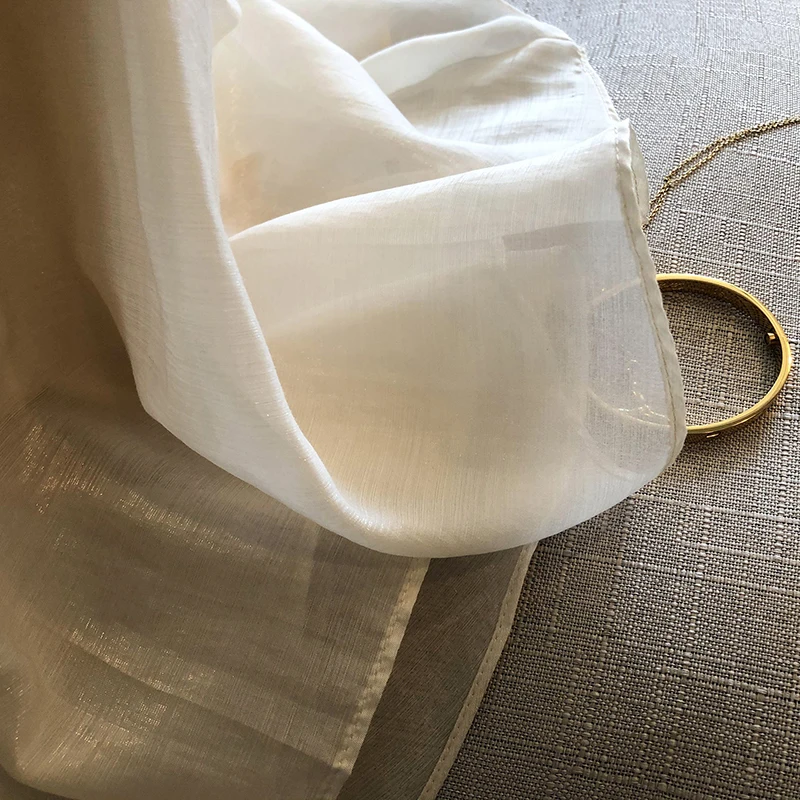 

2021 Summer Shirt Women Casual Pleated Pearlescent Silk New Sweet Fairy Short Sleeve Square Collar Loose Fashion Korean Clothing