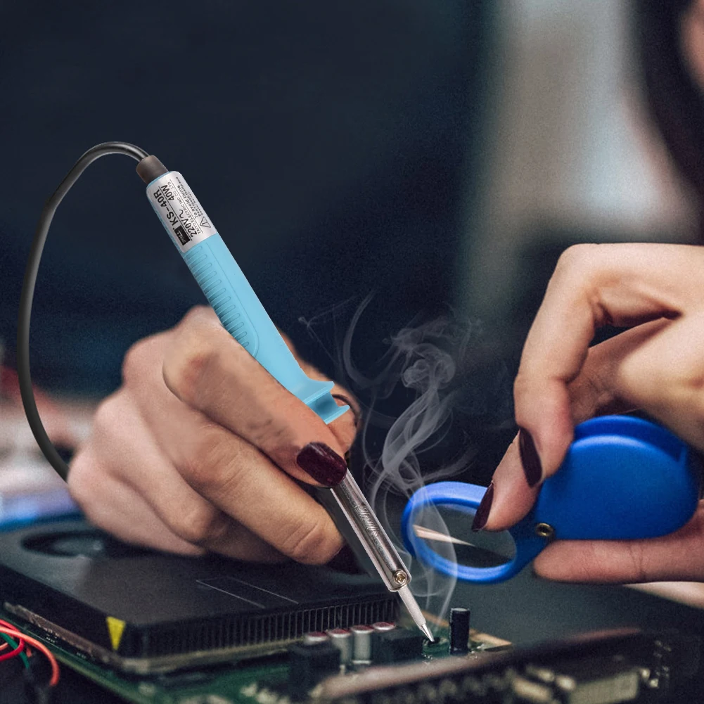 

KS-40R Rework Station Heat Pencil 40W 220V Electric Solder Iron Welding Repair Tools Soldering Welding Supplies