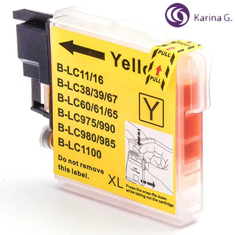 Совместим с Brother LC11 LC16 LC38 LC39 LC60 LC61 LC65 LC67 LC975 LC980 LC985 LC990 LC1100 для DCP-185C 195C 197C | Компьютеры