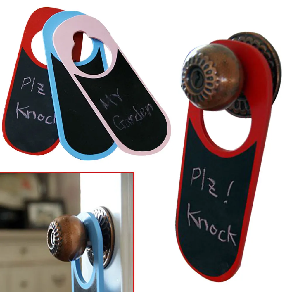 2-сторонний &quotне беспокоить&quot дверная вешалка знак Стиль Наклейка дома магазин