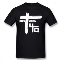 indochine pop rock new wave mens basic short sleeve t shirt many colors casual tees tops european size