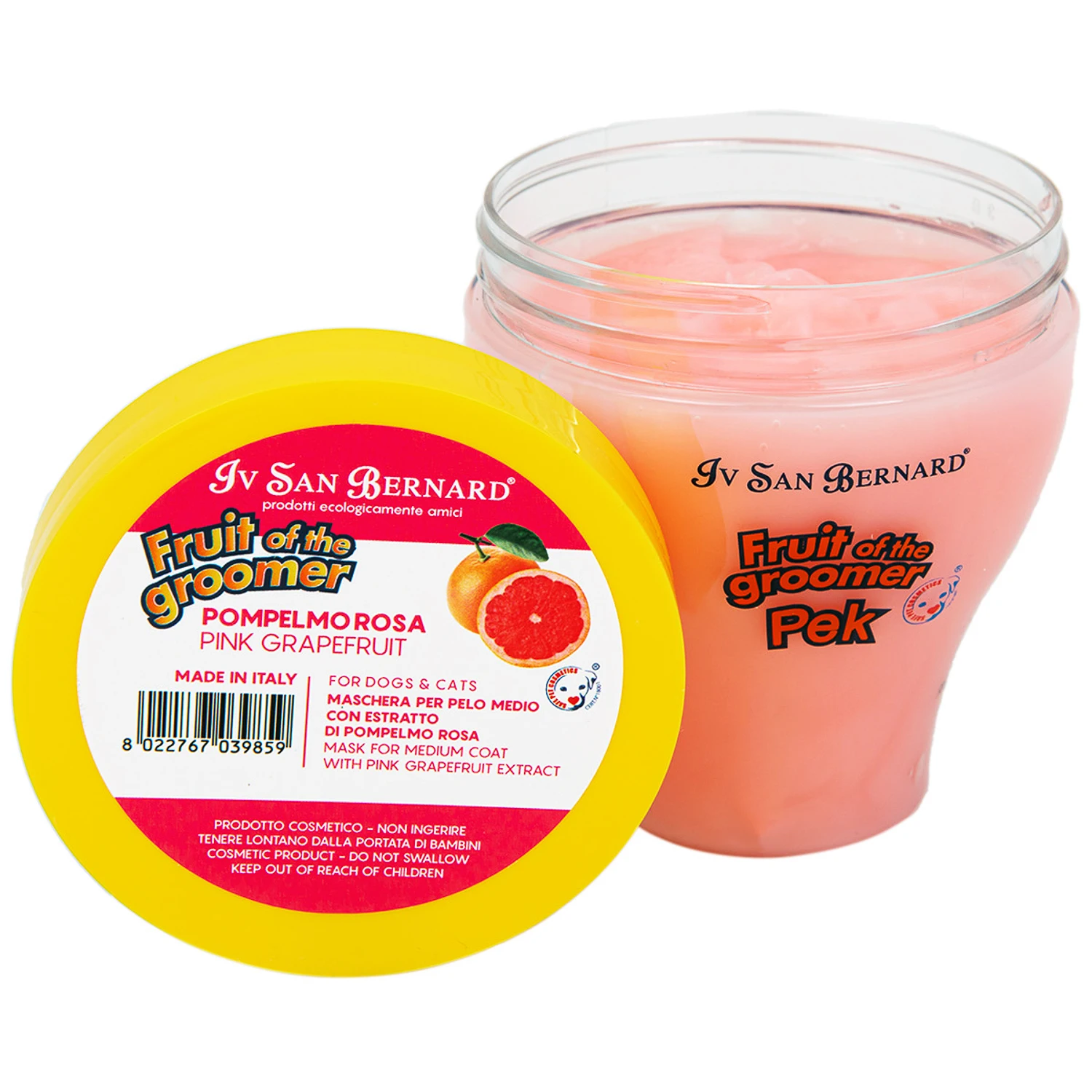 Маска Iv San Bernard Fruit of the Groomer Pink Grapefruit восстанавливающая для шерсти средней длины с
