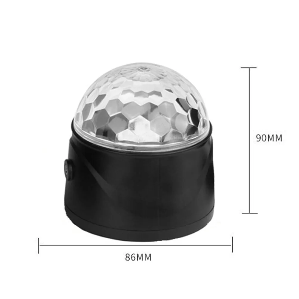 

Sound Activated Rotating Disco Ball DJ Party Flash LED Stage Light USB Christmas Atmosphere Daily Necessities Home Decoration