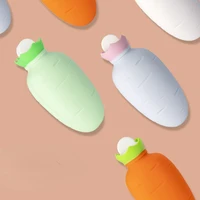 silicone hot water bottle cute radish hot packs winter hand warmer microwave heating hot water bag suitable for all seasons