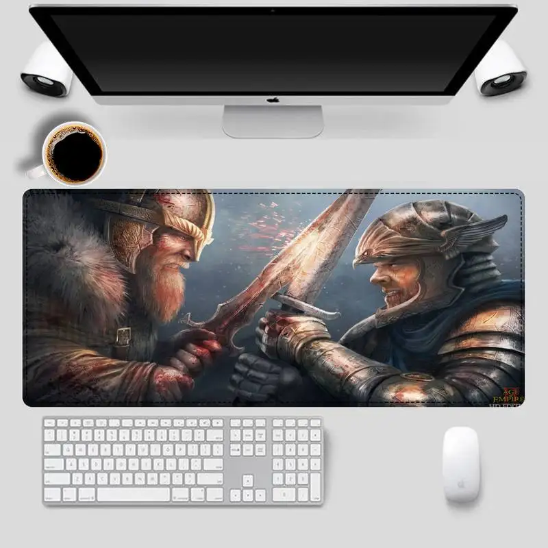 

Trend Age of Empires Gaming Mouse Pad Gaming MousePad Large Big Mouse Mat Desktop Mat Mice Computer Mouse pad for overwatchs