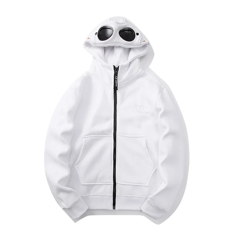 

CP New Hooded Lens Sweater for Men and Women Couple Loose Casual Zipper 1:1 high copy