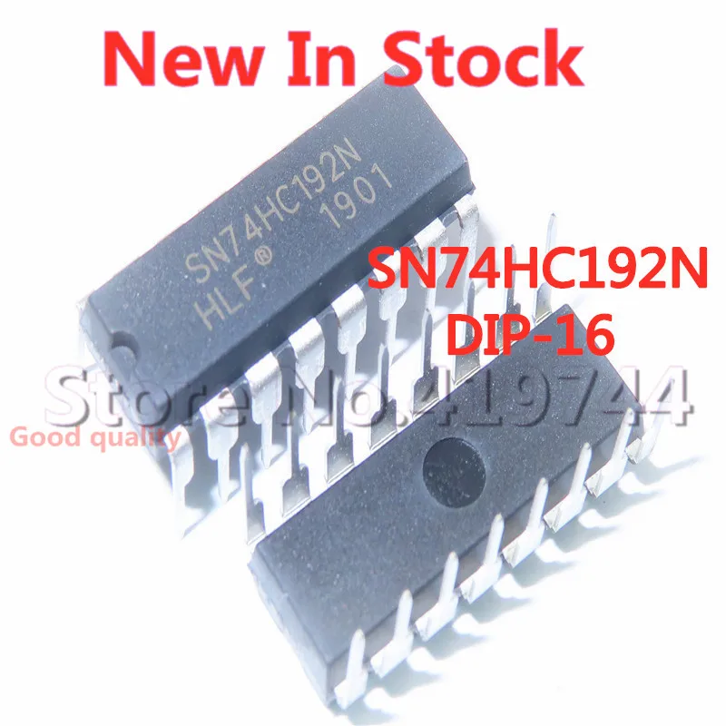 5 шт./лот SN74HC192N 74HC192 DIP-16 логический счетчик/делитель Φ новый оригинальный IC |
