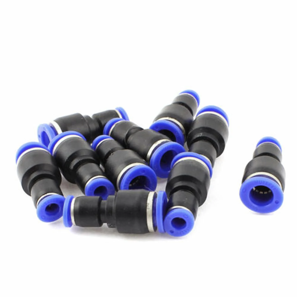 10 шт. пластиковые прямые нажимные газовые воздушные вакуумные фитинги быстрые