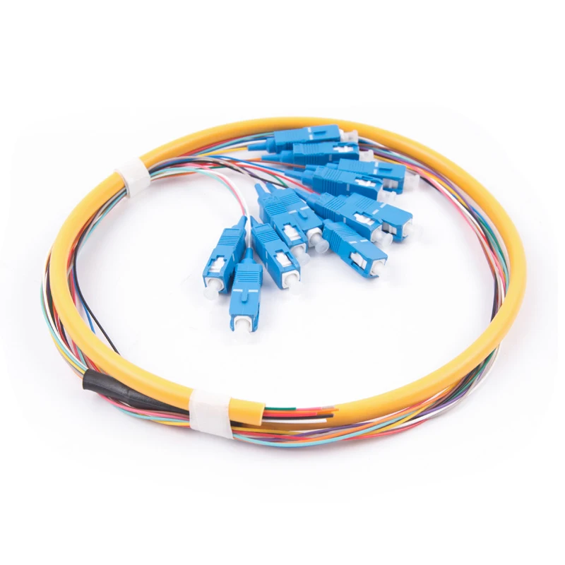 High Quality SC 12 Cores Optical Fiber Pigtail FTTH UPC Core Simplex mode Optic | Мобильные телефоны и аксессуары