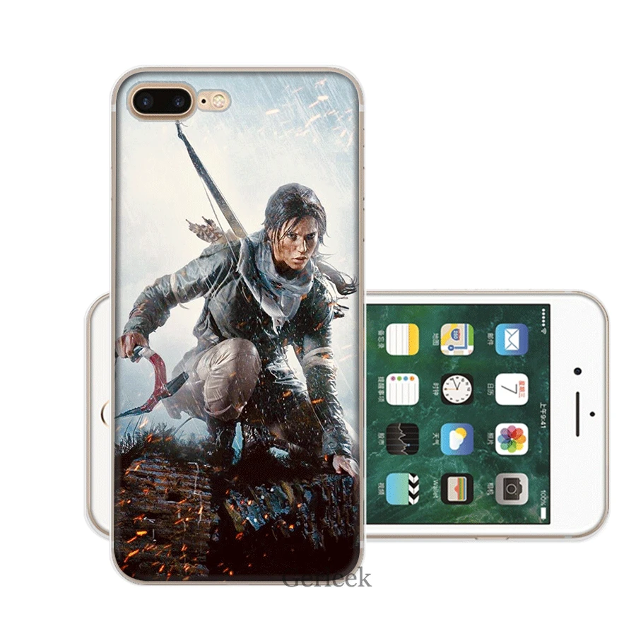 Мобильный телефон чехол для iPhone 11 Pro 6 6s 7 8 PLus XR X XS Max SE 2020 оболочка Rise Of The Tomb Raider