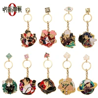 jujutsu kaisen figures charms key keychain fushiguro megumi gojo satoru anime pendant keychain for women men party gift jewelry