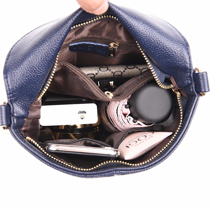 2019 женские кожаные сумки высококачественные винтажные мягкие на плечо через