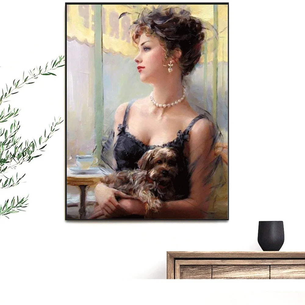 Diy Алмазная картина красивая луна вышивка значок квадратная полная мозаика