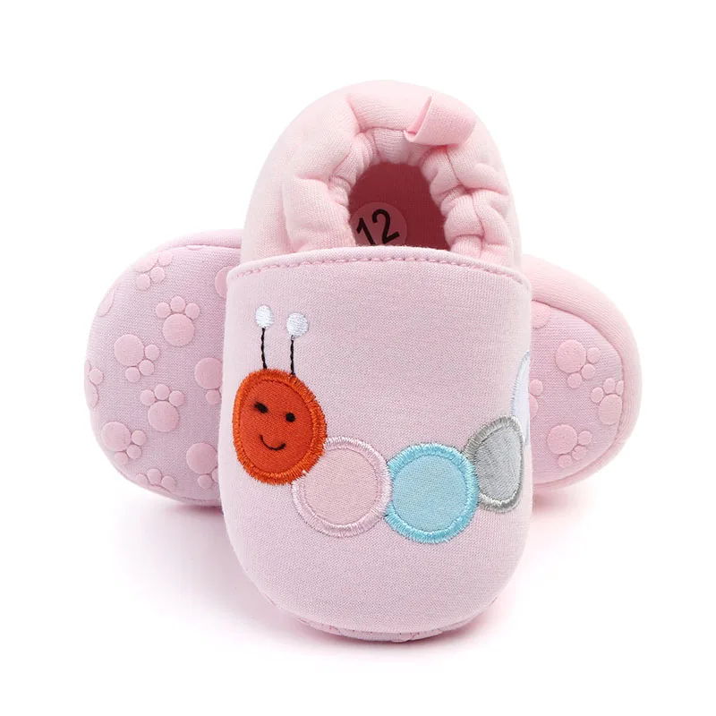 

Baby Autumn Cotton Prewalker Soft Bottom baby shoes Infant Toddler Cartoon Shoes Christmas Soft Sole Anti-slip Sneaker
