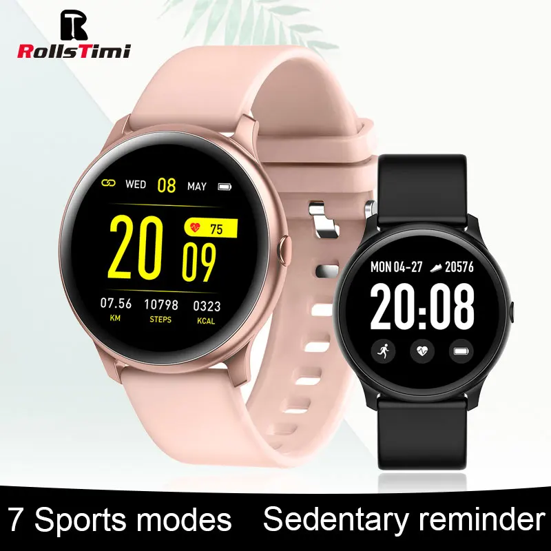 

Rollstimi Smart Watch Men Lady movement wristband Fitness Tracker IP67 Waterproof 1.69 inch touch Suitable for Bluetooth call