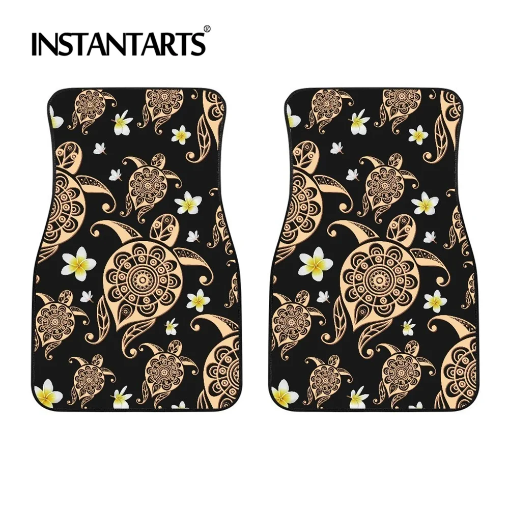 INSTANTARTS Sea Turtles Prints Children's Custom Floor Mats for Cars Anti-Slip Accessories Carpet Rug Washable Mat Car | Автомобили и