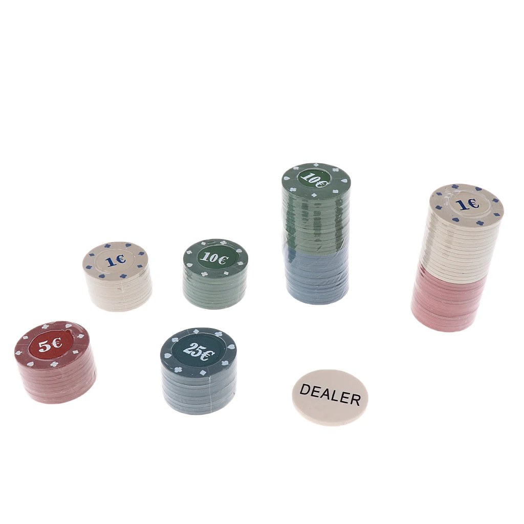 Прочные фишки для покера 100 шт. игры в покер рулетка Blackjack с 4 зубами 1 57