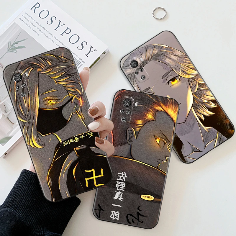 

Japanese Anime Tokyo Revengers Phone Case For Xiaomi 9 9i 9AT 9T 9A 9C Note 10 10T 5G 10S 11 11 Pro Plus TPU Funda Back Cover