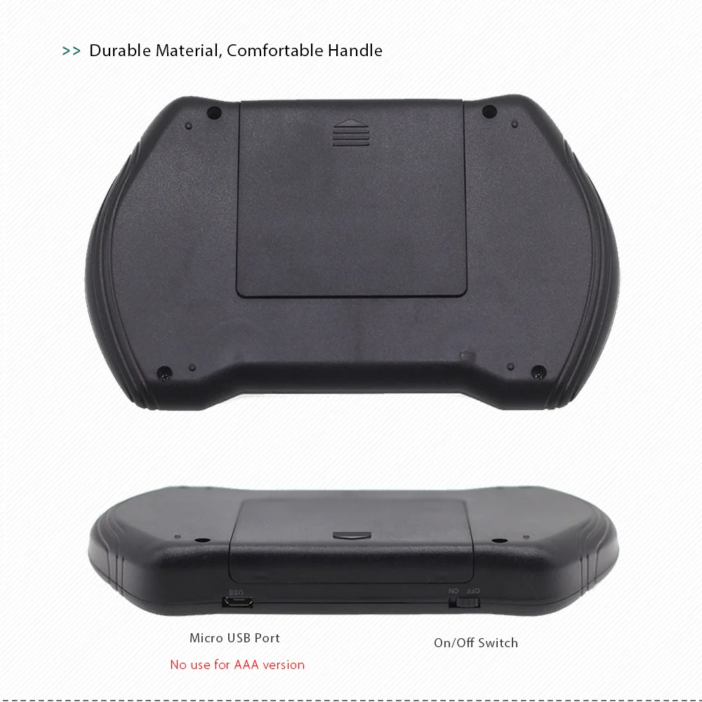 Арабская клавиатура с подсветкой 2 4 ГГц Беспроводная мини Air Mouse тачпадом для Android