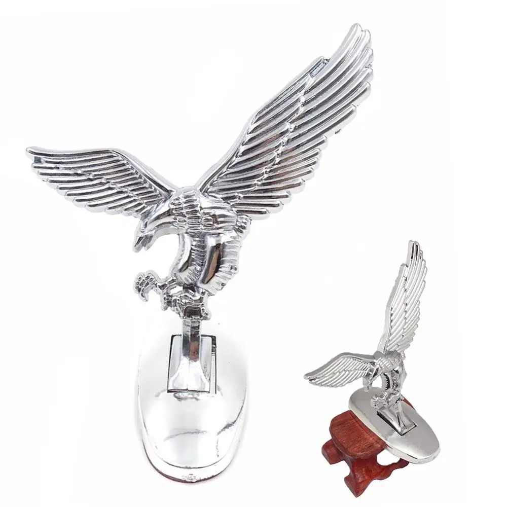 Высококачественный винтажный Универсальный 3D логотип орла передняя крышка