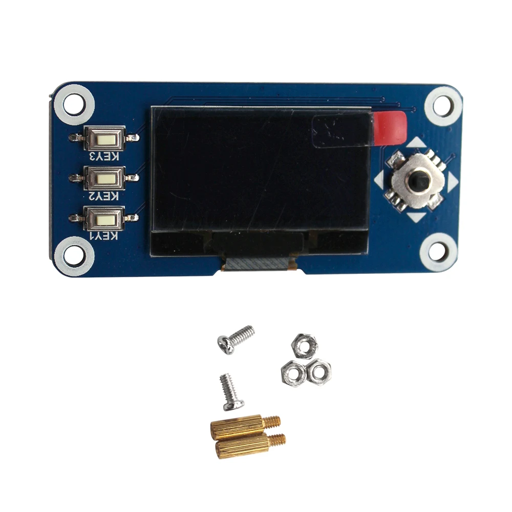 Плата расширения шляпы Waveshare SH1106 с OLED-дисплеем 1 3 дюйма для Raspberry Pi 2B/3B/Zero W 128x6 4