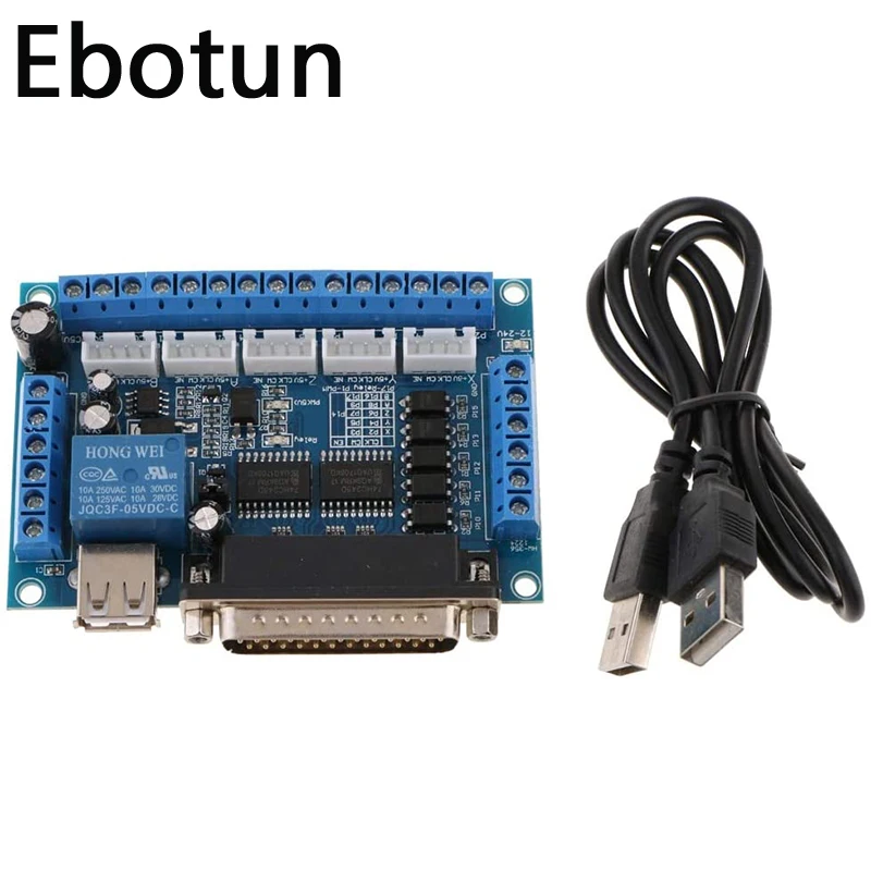 Коммутационная плата Mach3 оригинальная коммутационная с 5 осями ЧПУ оптическим