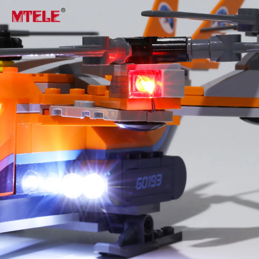 

MTELE Brand LED Light Up Kit For 60193 CITY Series Arctic Air Transport Compatible With 02109/28023/10994