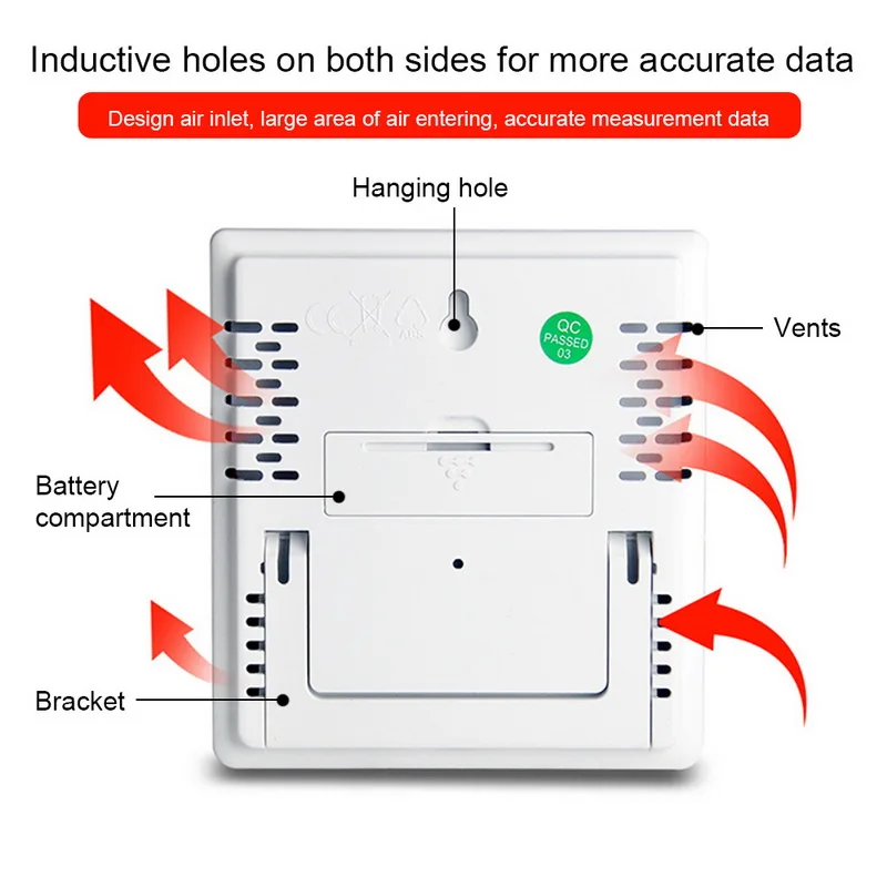 Многофункциональный электронный ЖК дисплей цифровой качественный термометр