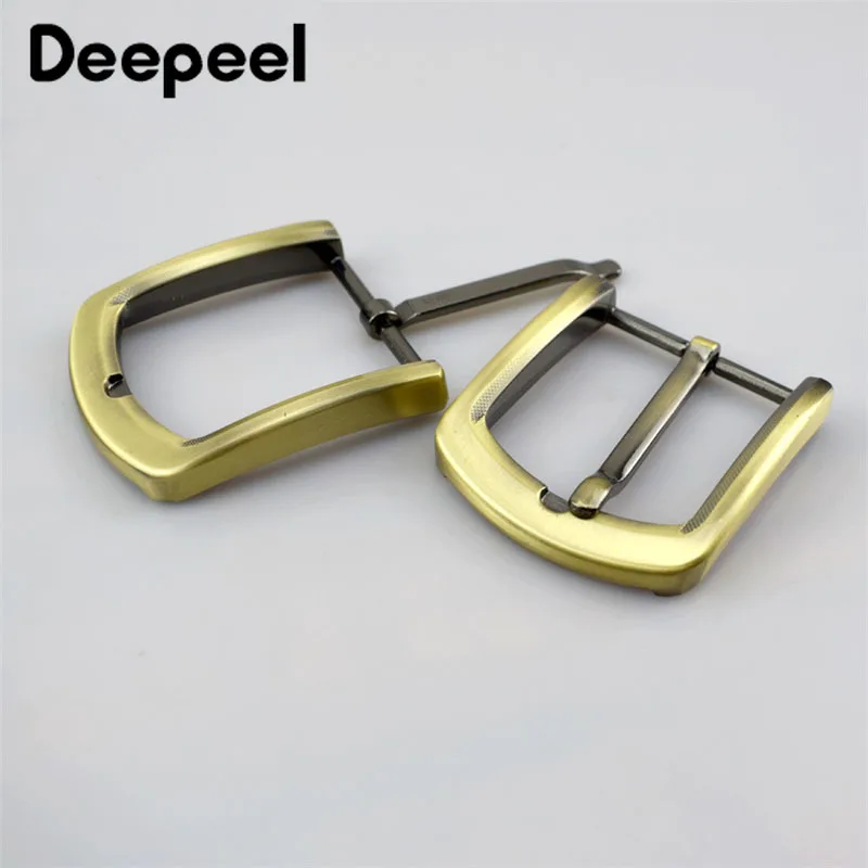 Deepeel 4 см металлическая Античная латунная пряжка для ремня цельная булавка