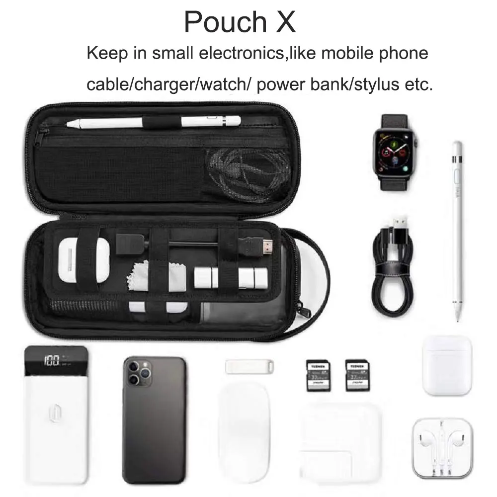 WIWU электронная сумка Органайзер для внешнего аккумулятора двухслойная