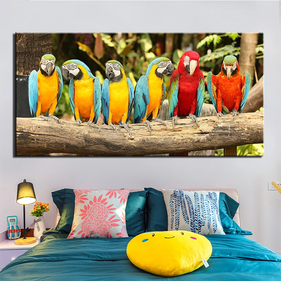 

Алмазная живопись, современное искусство животных, красочный Попугай, вышивка крестиком, Алмазная мозаика, картина для вышивки, хрустальны...