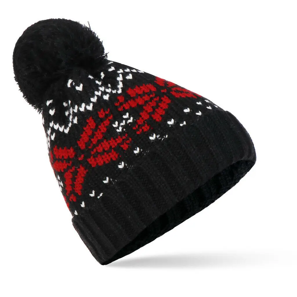 Женские шапки, вязаные с помпоном, простая Мужская и женская шапка унисекс, теплая зимняя и Осенняя шерстяная шапка с помпоном, Прямая поставка