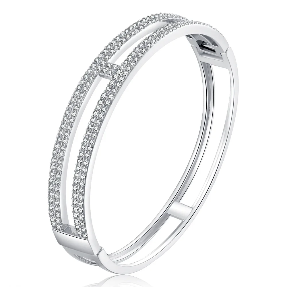 

LB014 Delicate hollow Zircon Bracelet Fashion European and American jewelry